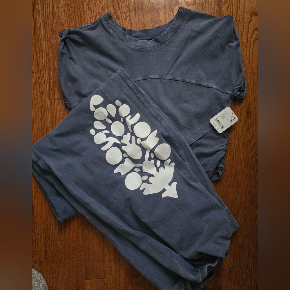 NWT FP Movement Hot Shot Logo Crossover Set Blue Indigo - Picture 8 of 8